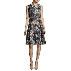 LIZ CLAIBORNE Floral Fit and Flare Dress Size 10